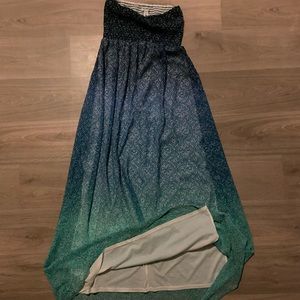 Old navy strapless maxi summer dress 1